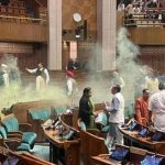 Major Security Breach In Lok Sabha Two People Throw Tear Gas Canisters