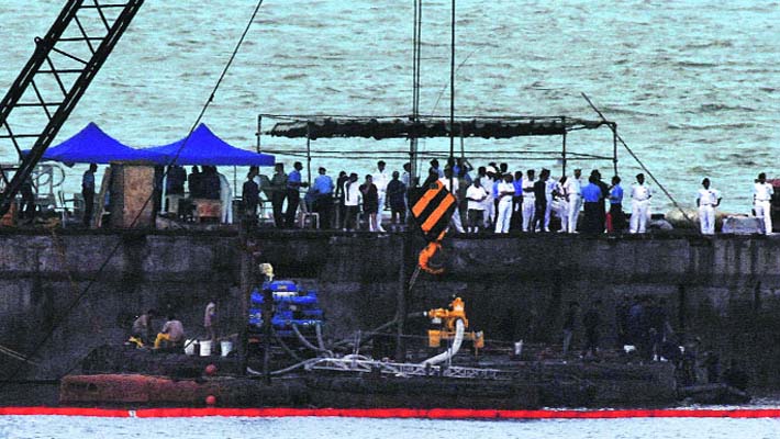 Five bodies recovered so far from ill-fated submarine Sindhurakshak