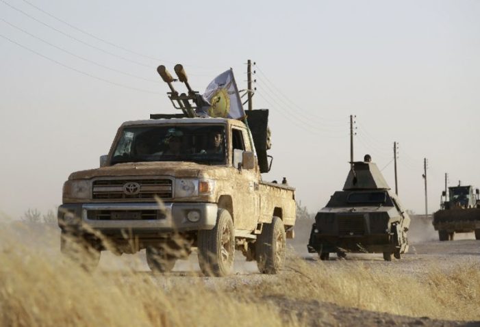 “US-backed forces advance in IS Syria stronghold”