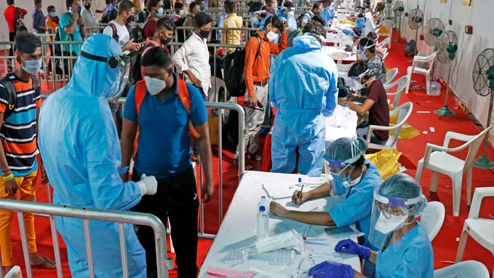 86,961 new COVID-19 cases in India, tally reaches 54,87,580