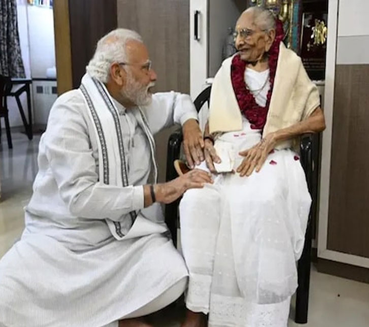 PM Modi’s Mother Heeraben Modi Passes Away At 100 – Kerala Bhooshanam Daily