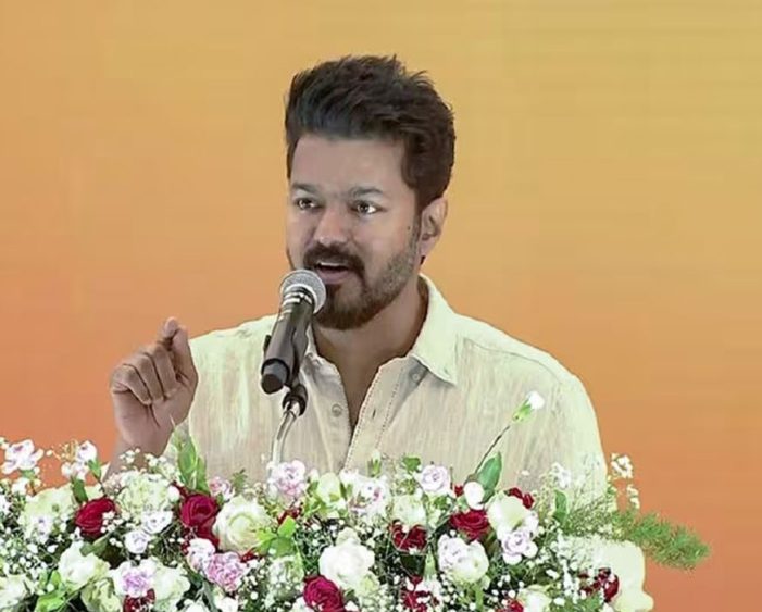 Ask your parents to vote in elections without accepting bribe: Actor Vijay tells students