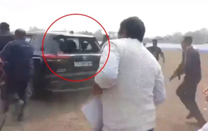 Rahul Gandhi’s car attacked, windscreen smashed; video emerges on internet