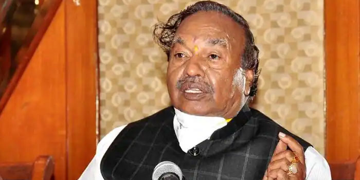 BJP expels rebel Karnataka leader Eshwarappa for six years