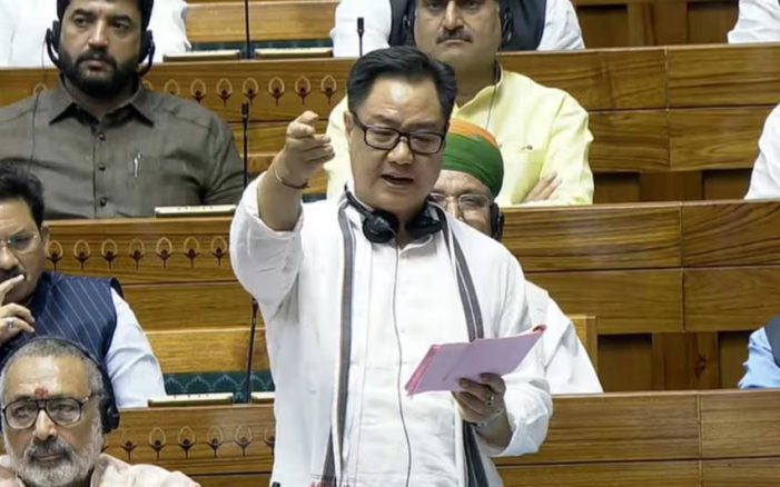 ‘No interference in freedom’, ‘Waqf bill based on Congress report’, defends Kiren Rijiju