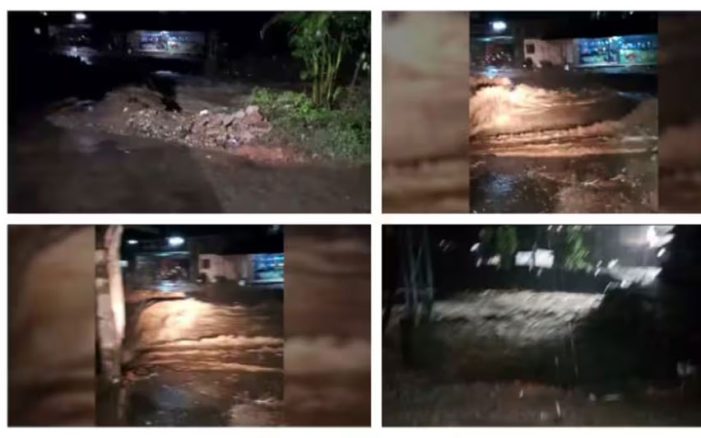 Heavy rain again in landslide-hit Vilangad; Several families relocated, town bridge submerged