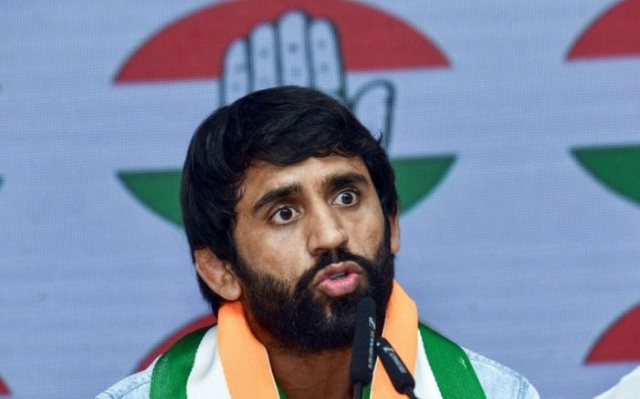 Olympic wrestler Bajrang Punia receives death threat after joining Congress